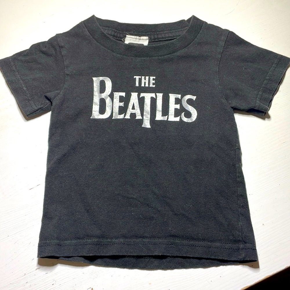 Beatles black tee shirt 18 months old 2006